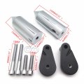 Httmt- Aluminum Chrome Frame Slider Crash Protector Compatible With 2007 2008 Yzf R1 Yzf-r1 P N Mt290-038