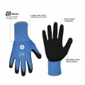 General Electric 15 Ga Touch Screen Cooling Yarn Foam Nitrile Dipped Gloves Purpose Unisex Gg231 Large