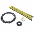 104l Yellow O Ring Chain Sprocket Black 14 41 Fits Yamaha Yfz350 Banshee 1989-2006