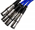 Vms Racing 99-01 10 2mm High Heat Performance Ignition Spark Plug Wires Set In Blue Compatible With Volkswagen Vw Golf 2 0l