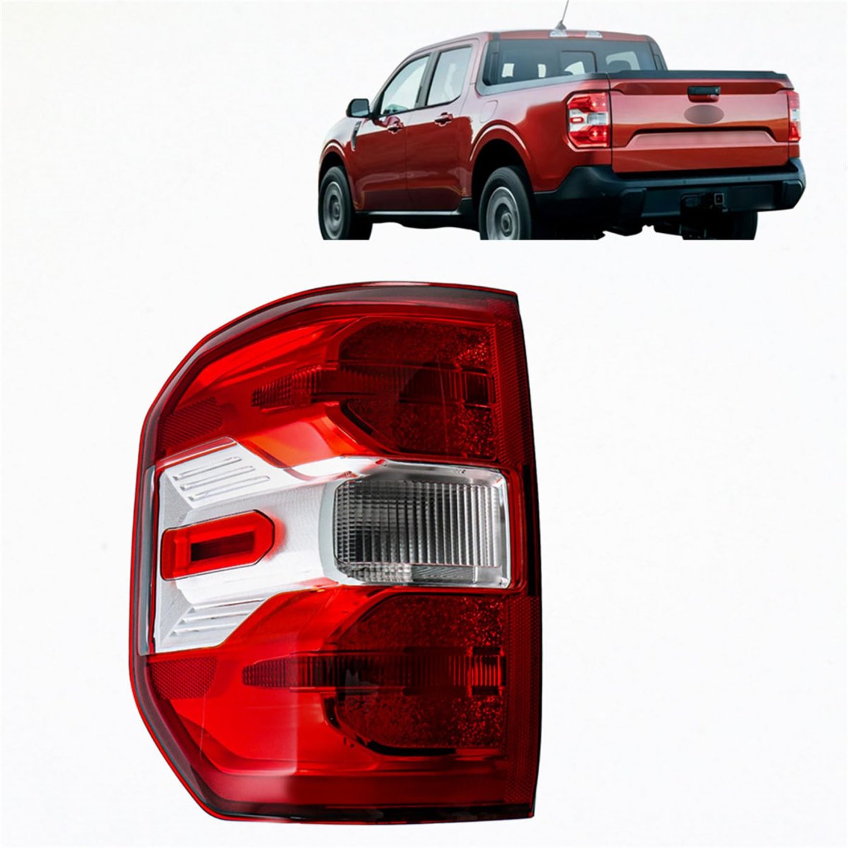 Driver Side Tail Light Assembly Replacement For Maverick Lariat 2022-2023 Left Lamp Nz6z13405d