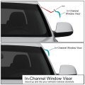 Auto Dynasty Replacement For Dodge Charger Lx 4pcs In-channel Window Vent Visor Deflector Rain Guard Dark Smoke