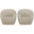 Front Driver And Passenger Bottom Replacement Seat Covers Tan Microfiber Leather For Lexus Es300 Es330 2002 2003 2004 2005 2006 