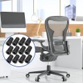 Socket Sleeve Inserts 40pcs Caster Sleeves Round Furniture Office Chair Wheel Stem For Grip Ring Legs Black
