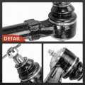 A-premium Set Of 6 Front Lower Ball Joint Inner Outer Tie Rod End Compatible With Ford Mustang 1994-2004 Replace K8749 Es3184rl