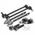 A-premium 8pcs Front Suspension Kit Lower Ball Joint Inner Outer Tie Rod End Sway Bar Link Compatible With Chrysler Town 