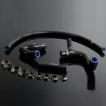 Silicone Radiator Hose Kit For -89 Austin Rover Mini Cooper S 1275 Gt Clubman Black With Clamps 