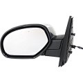 Fits Escalade Avalanche Suburban Tahoe Yukon Left Mirror Heat Brushed Chrome 
