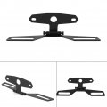 Motorcycle License Plate Bracket Folding Tail Light Holder Rear Mount For Atv