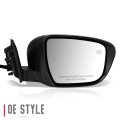 Auto Dynasty Ni1321287 Factory Style Passenger Right Side Mirror Manual Folding Power Adjust Heated Glass Turn Signal