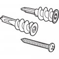 Prime-line Mp10781 Zip-it Wall Anchors 8 Zinc And Nylon Heavy Duty Design Single Pack