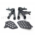 Httmt Mt390-018- Black Front Rider Foot Pegs Bracket For Cbr600rr Rr 2007-2011