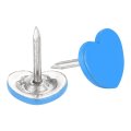 20pcs Upholstery Tacks 11mmx12 5mm Flat Head Decorative Furniture Nails Thumb Tack For Sofa Headboards Blue 