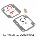 Topteng Carburetor Repair Kit Motorcycle Carb Rebuild Compatible With Spi Mikuni Vm36 Vm38