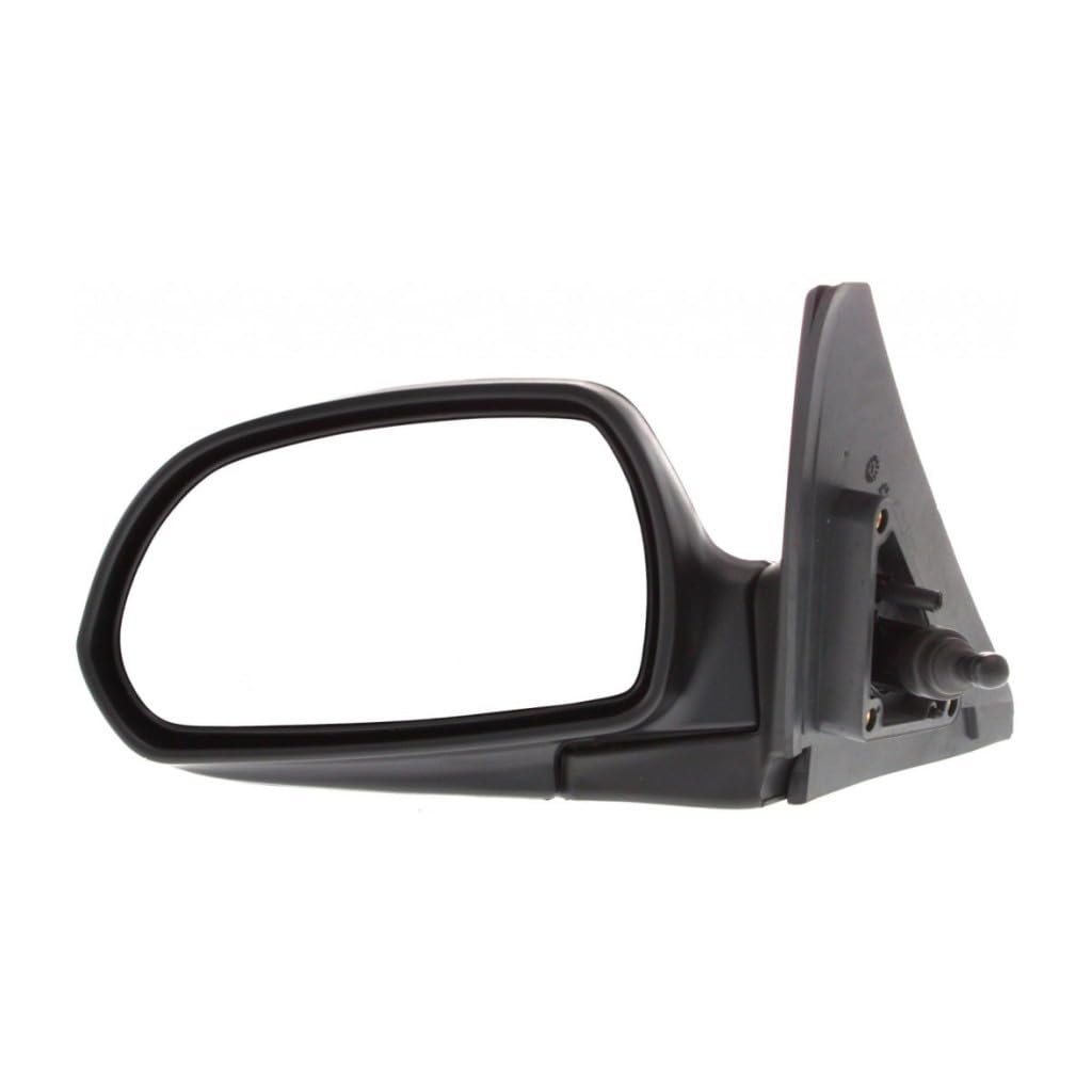 Door Mirror For Kia Spectra 2002 2003 2004 Driver Side Manual Remote Non Heated Foldaway Black Paint To Match Replacement