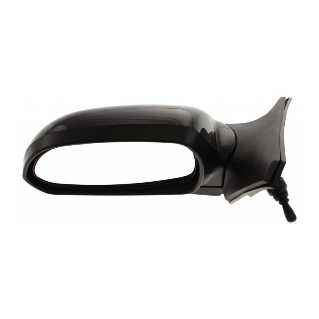 Door Mirror For Kia Spectra 2002 2003 2004 Driver Side Manual Remote Non Heated Foldaway Black Paint To Match Replacement