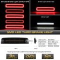 Vipmotoz Full Led 3rd Third Brake Cargo Light Compatible With 2009-2022 Ram 1500 2500 3500 Pickup Truck Smoke Housing Clear