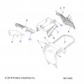 Polaris Snowmobile Flap Plate Upper Genuine Oem Part Qty 1