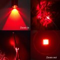 Red Light Flashlight Mini Led Zoomable Single Mode Torch For Hunting Night Observation Astronomy Aviation 3 Pack