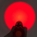 Red Light Flashlight Mini Led Zoomable Single Mode Torch For Hunting Night Observation Astronomy Aviation 3 Pack