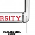 Illinois State University School Logo Full Size Standard License Plate Metal Frame