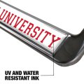 Illinois State University School Logo Full Size Standard License Plate Metal Frame