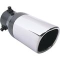 Pilot Pm554 Stainless Steel Rectangular Resonated Exhaust Tip 