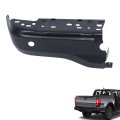 Black Rear Step Bumper End Cap Cover With Sensor Hole Left Side For Ranger Pickup 4 Door 2019 2020 2021 2022 2023 Steel 
