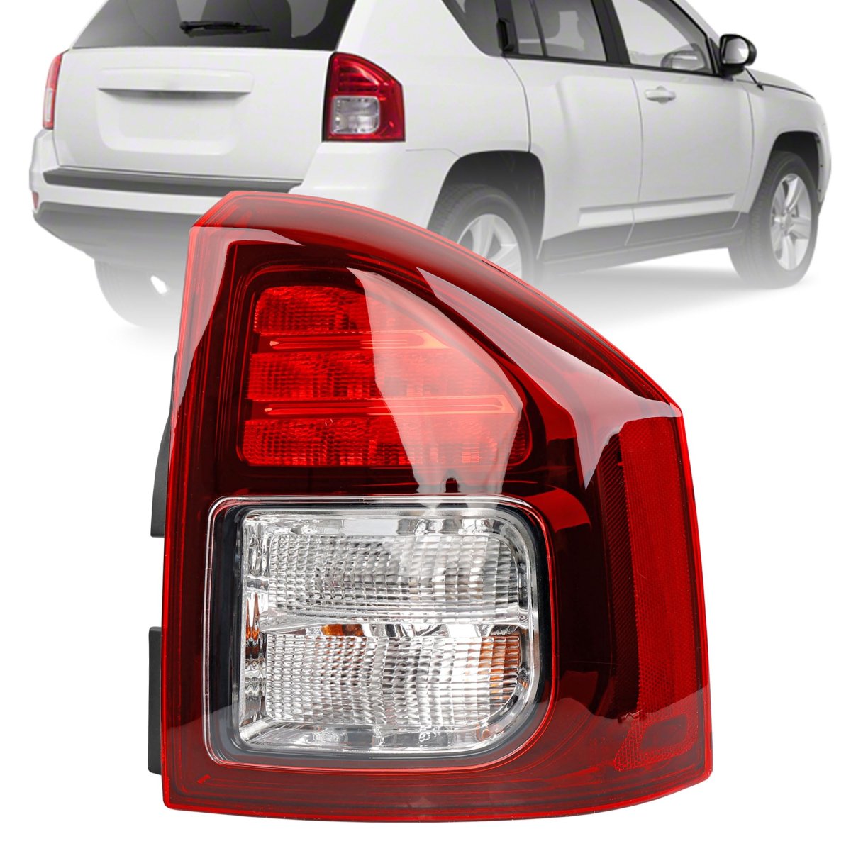 Led Brake Taillight For Jeep Compass 2014 2017 Rear Passenger Right Side Replaces 5272908aa 5272908ab Ch2801204 Waterproof