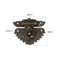 Uxcell 1 Set Wood Case Chest Box Rectangle Clasp Closure Hasp Latches Bronze Tone 69 X 59mm