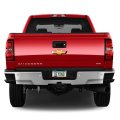 Chevrolet Silverado 3d In Dark Gray On Real Carbon Fiber Abs Plastic License Plate Frame