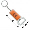 Graphics More Virginia Cavaliers Keychain Rectangle Chrome Plated Metal Bottle Cap Opener