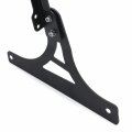 Httmt- Black Httmt Skull Backrest Sissy Bar W Leather Pad Compatible With H-d Softail Flstsc Fxst Fxstb Fxsts Fxstsb P N