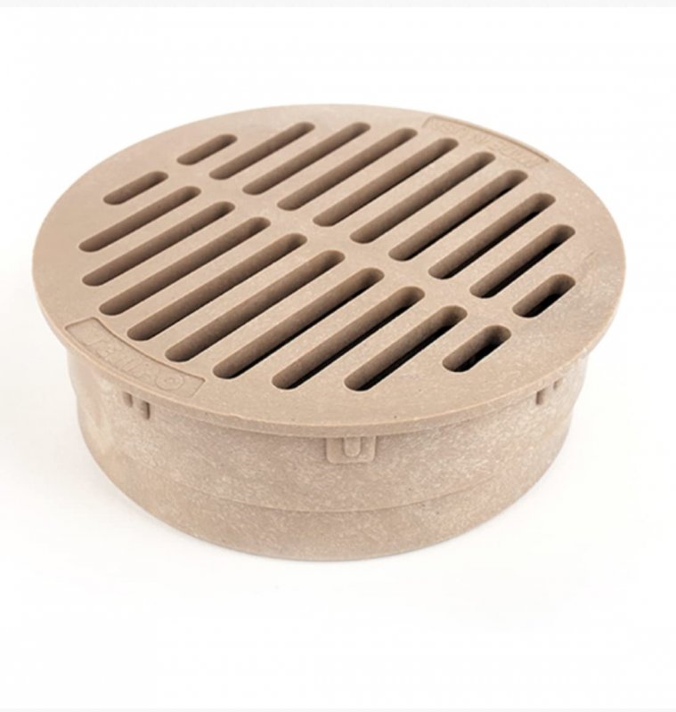 Premium 6 Inch Outdoor Round Flat Drain Grate Cover Fits All Sewer Pipe Fittings Also Triple Wall Corrugated Landscape Nds