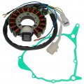 Caltric Stator And Gasket Compatible With Yamaha Serow 225 X Xt 225 2001 2002 2003 2004-2007 