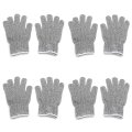 Cut Resistant Gloves Level 5 Protection For Meat Cutting And Wood Carving Food Grade Safety Kitchen Gardening Large 4 Pair 