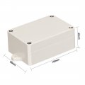 Uxcell 100x68x40mm 3 94x2 68x1 57inch Wateproof Electronic Abs Plastic Diy Junction Project Box Enclosure Case Outdoor Indoor