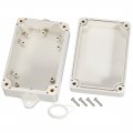 Uxcell 100x68x40mm 3 94x2 68x1 57inch Wateproof Electronic Abs Plastic Diy Junction Project Box Enclosure Case Outdoor Indoor