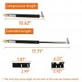 Hooke Road Tacoma Front Hood Lift Strut Kit Compatible With Toyota 16-23 3rd Gen Pickup Trucks Pair