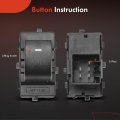 A-premium Power Window Switch Compatible With Ford F-250 Super Duty 2011-2016 F-350 F-450 2011-2019 F-550 Edge Escape Focus