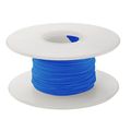 R30b-0100 Blue Insulated Kynar Copper Wire Roll 30 Awg 100 Ft Length Silver Plated Ohfc Conductor Ul Listed 