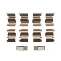 Disc Brake Hardware Set For Mitsubishi Montero 2000 To 2006 Front Position Alx Pau Df 340 80006 Cla7 Standard Style Black 