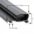 Passl A 26x26 Door Gasket Size 29 7 8 X 60 3 Ardco Seal For Cooler Or Freezer A Compatible With Refrigeration