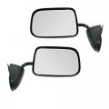 Partomotive For 94-97 B-series Full Size Van Rear View Mirror Manual Folding 6x9 Glass Pair Set 