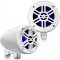 Pyle 4a Waterproof Off-road Speakers 150w 2-way Marine Woofer Sound System W 360a Rotatable Bracket Full Range Outdoor Audio 