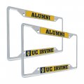 University Of California Irvine Metal License Plate Frame For Front Or Back Car Officially Licensed Alumni Blue Background 