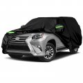 Waterproof Car Cover Replace For 2003-2022 Lexus Gx 6 Layers All Weather Covers With Zipper Door Windproof Bands Snow Rain Dust 