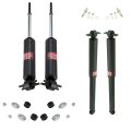 Kyb Excel-g 343128 343130 Front Rear Shock Absorber Kit Set 4pc 