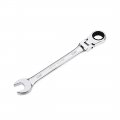 Uxcell 18mm Flex-head Ratcheting Combination Wrench Metric 72 Teeth 12 Point Ratchet Box Ended Spanner Tools Cr-v