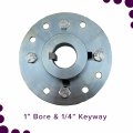 Alveytech Sprocket Brake Hub With 1 Bore 4 Keyway For Go-karts